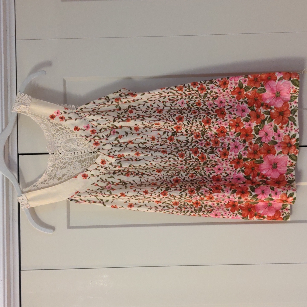 Floral tank top